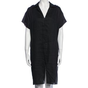 Shamask wool cap sleeve shirt dress